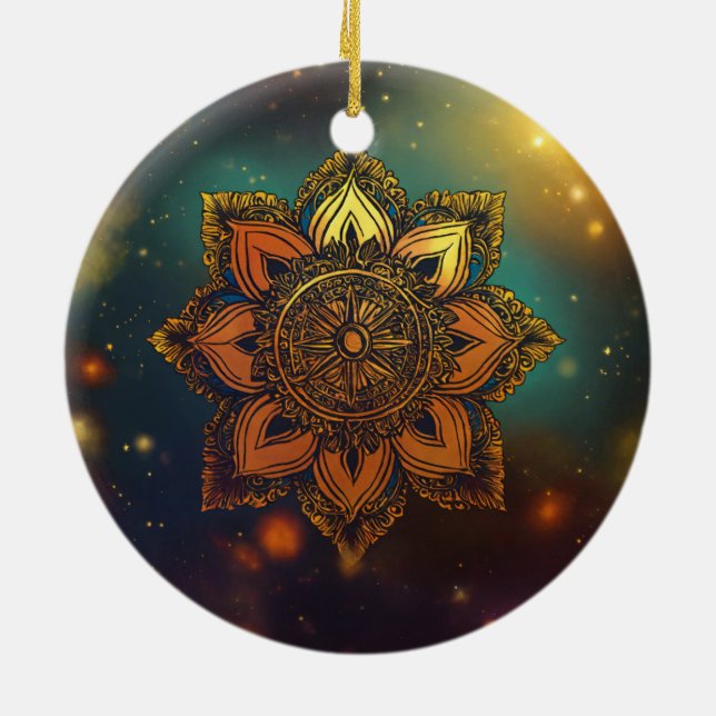 Adorno De Cerámica Bienestar y armonía espiritual (Atrás)