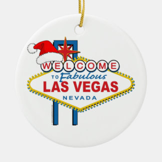Adorno De Cerámica Bienvenidos a los fabulosos Navidades de Las Vegas