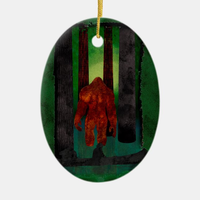 Adorno De Cerámica Bigfoot (Frente)