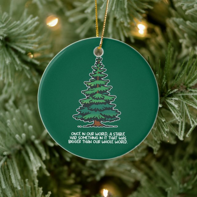 Adorno De Cerámica Bigger than our whole world 2 (Árbol)