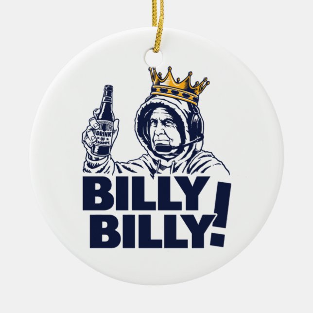 Adorno De Cerámica ¡Billy Billy! Doble (Frente)