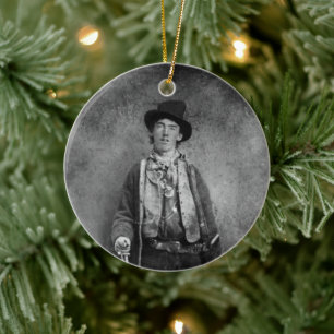 Adorno De Cerámica Billy The Kid, forajido del viejo oeste americano