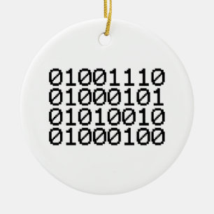 ADORNO DE CERÁMICA BINARY NERD