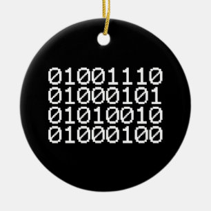 ADORNO DE CERÁMICA BINARY NERD