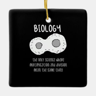 Adorno De Cerámica Biología - La biología El único regalo científico