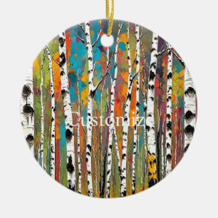 Adorno De Cerámica Birch Woods Thunder_Cove