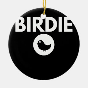 Adorno De Cerámica Birdie Golf