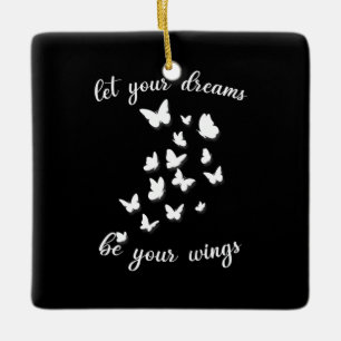Adorno De Cerámica Birthday Gift Let Your Dreams Be Your Swings