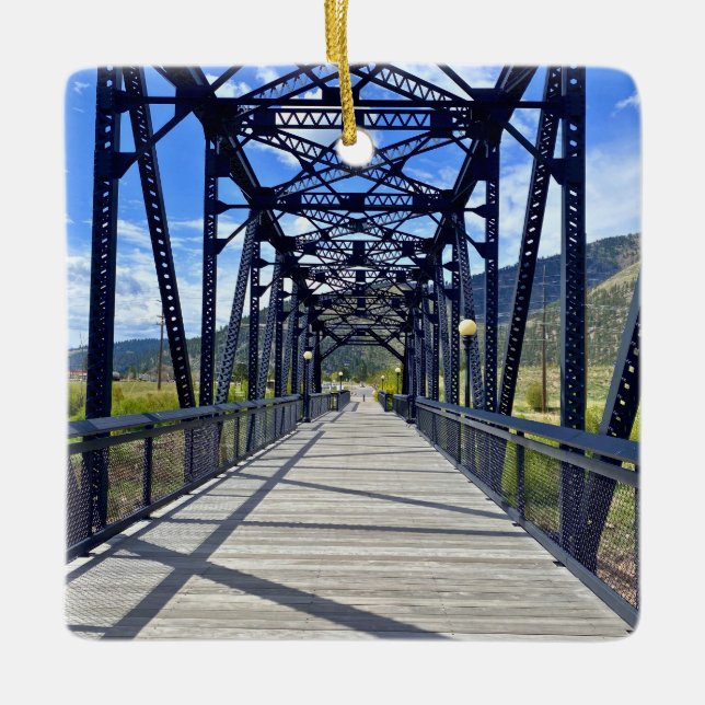 Adorno De Cerámica Blackfoot River Crossing (Anverso)