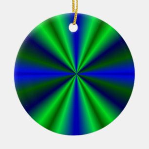 Adorno De Cerámica blau grün Regenbogen