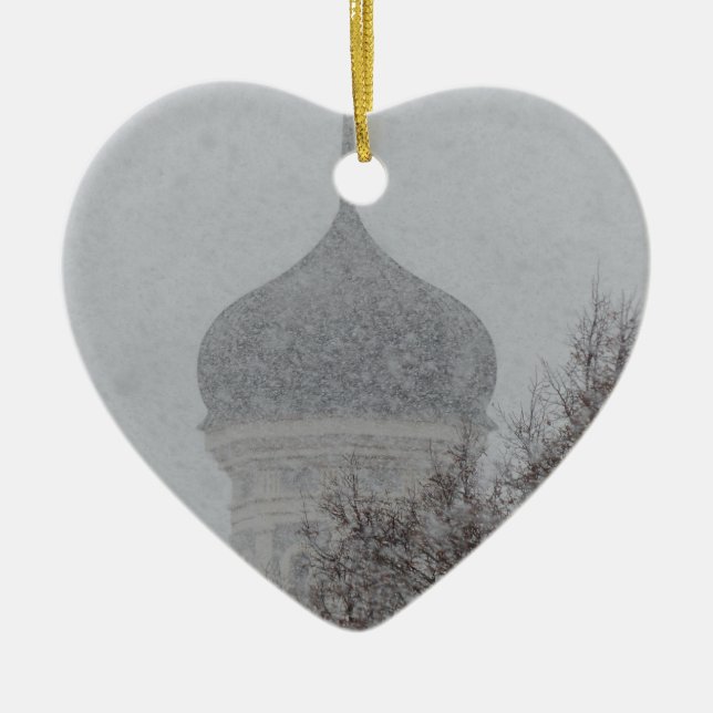 Adorno De Cerámica Blizzard ruso (Frente)