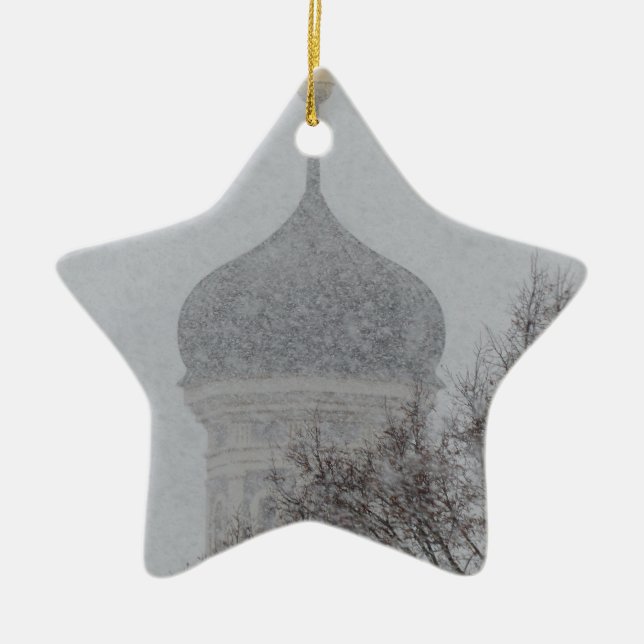 Adorno De Cerámica Blizzard ruso (Frente)