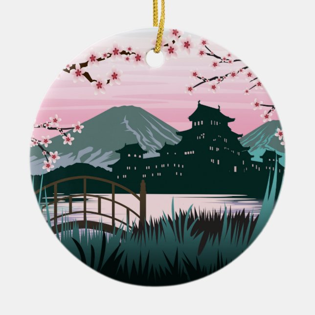 Adorno De Cerámica Blossom (Frente)