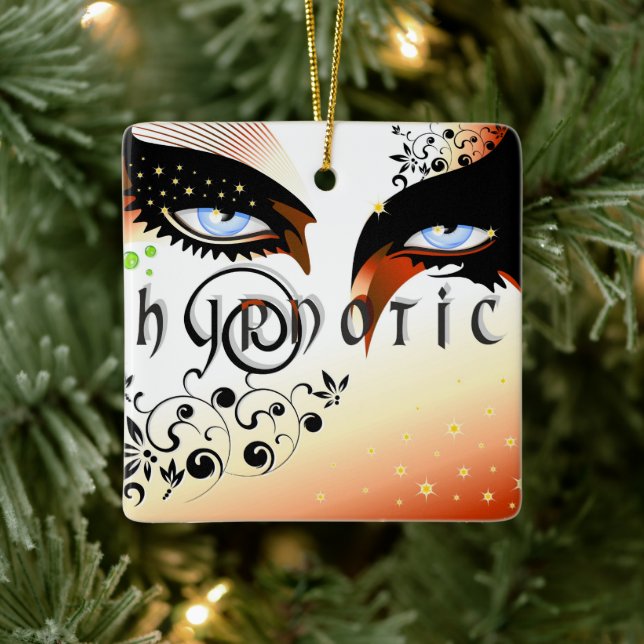 Adorno De Cerámica Blue Eyes Fashion Make Up (Árbol)