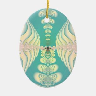 Adorno De Cerámica Blue Fairtale
