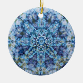 Adorno De Cerámica Blue Moon Mandala