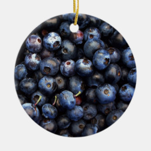 Adorno De Cerámica Blueberries