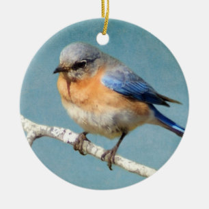 Adorno De Cerámica Bluebird del este