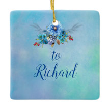 Blues de cornflower en acuarela