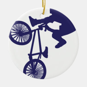 Adorno De Cerámica BMX Biker