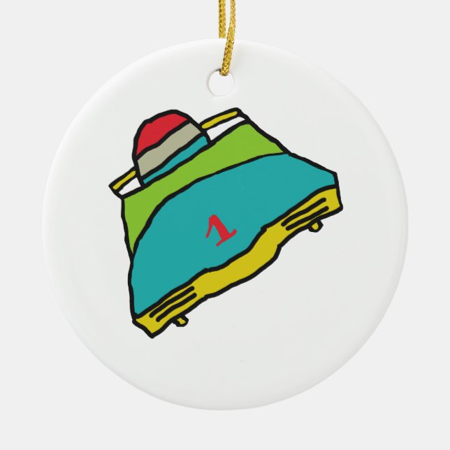 Adorno De Cerámica Bobinado (Frente)