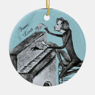 Adorno De Cerámica Boceto único de Franz Liszt por Maurice Sand 1837