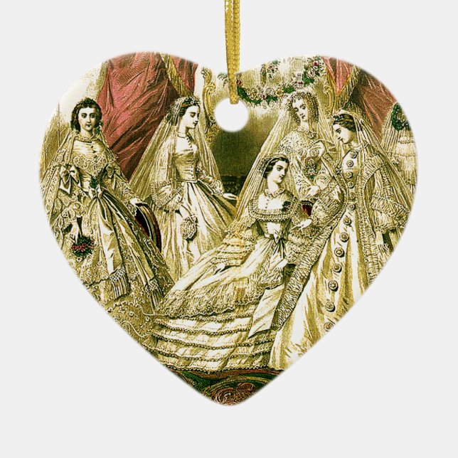 Adorno De Cerámica Boda de la vieja novia (Frente)