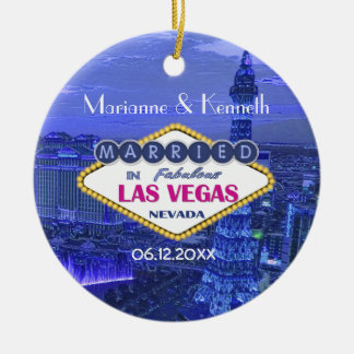 Adorno De Cerámica Boda de Las Vegas