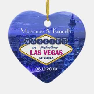 Adorno De Cerámica Boda de Las Vegas