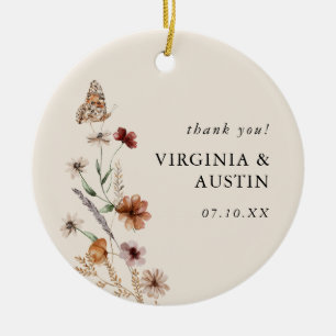 Adorno De Cerámica Boda floral boho