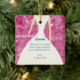 Adorno De Cerámica Boda Gown Bridesmaid Elegir colores