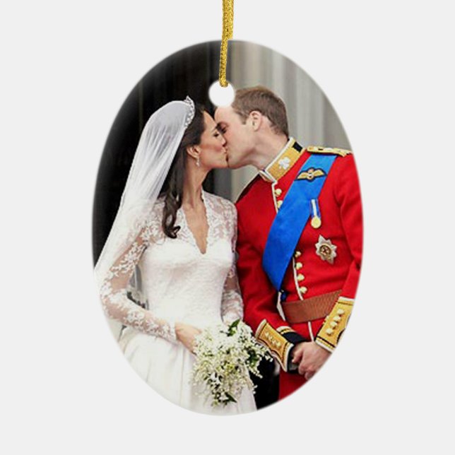 Adorno De Cerámica Boda real (Frente)