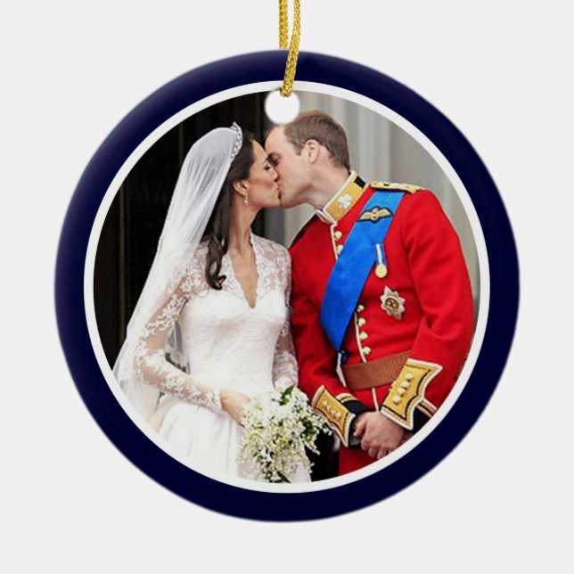 Adorno De Cerámica Boda real (Frente)
