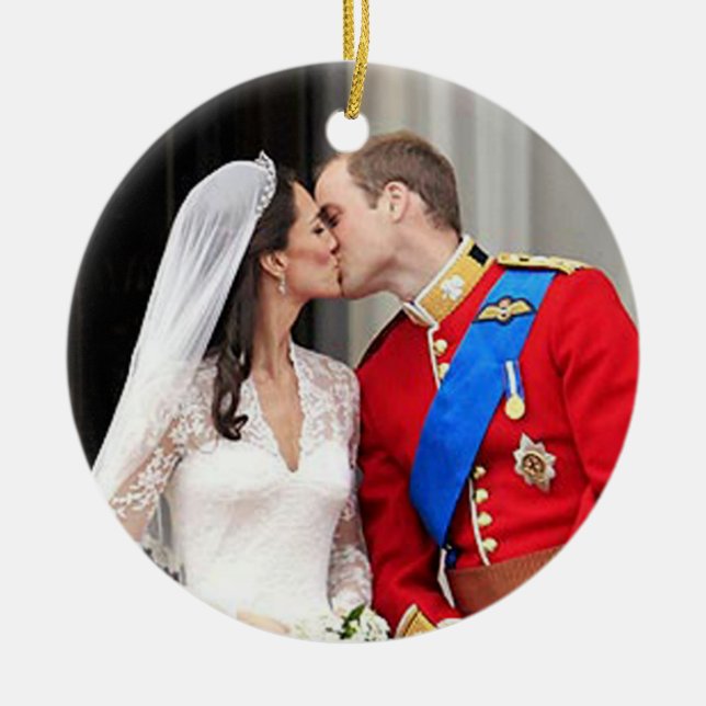 Adorno De Cerámica Boda real (Frente)