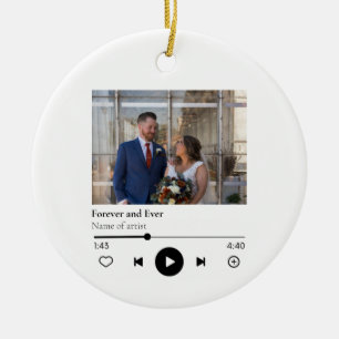 Adorno De Cerámica Boda Song Ornament
