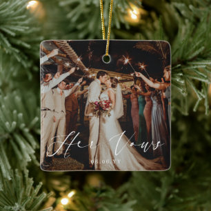 Adorno De Cerámica Boda Su Vocación Foto Keepsake