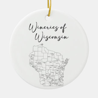 Adorno De Cerámica Bodegas de Wisconsin