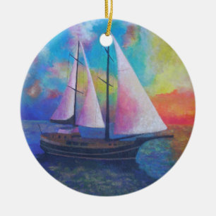 Adorno De Cerámica Bodrum Turquoise Coast Cruise