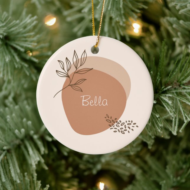Adorno De Cerámica Boho minimalista personalizado (Árbol)