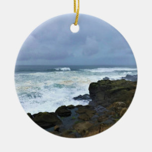 Adorno De Cerámica Boiler Bay State Wayside, Depoe Bay, Oregon