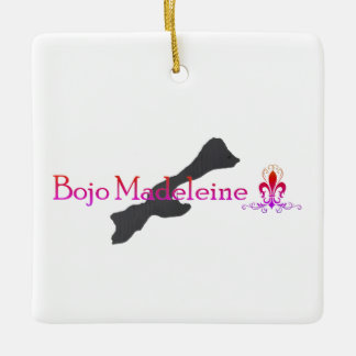 Adorno De Cerámica Bojo Bright Square Ornament