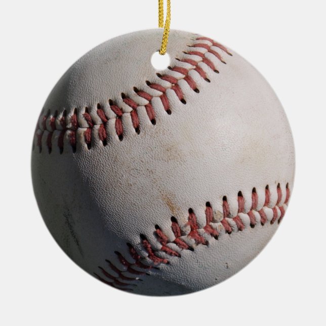 Adorno De Cerámica Bola de béisbol (Frente)