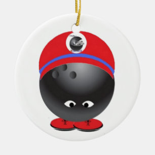 Adorno De Cerámica Bola de bolos