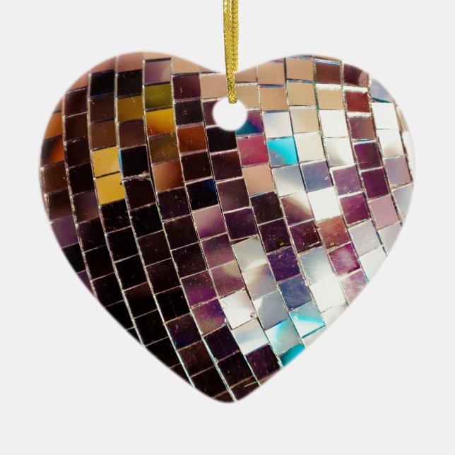 Adorno De Cerámica Bola de discoteca (Frente)