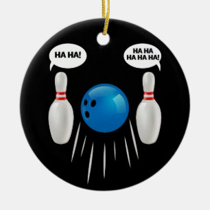 Adorno De Cerámica Bola divertida - Regalo para Bowlers