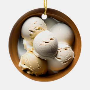 Adorno De Cerámica Bolas de Navidades de helados