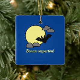 Adorno De Cerámica ¡Bonan vesperton!