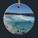 Adorno De Cerámica Bondi Beach, Sydney, Australia<br><div class="desc">Fotografía escénica de Bondi Beach,  Sydney,  Australia</div>
