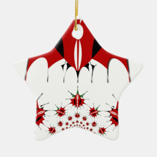 Adorno De Cerámica Bonita bandera de Kenia.