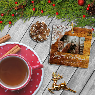 Adorno De Cerámica Bonito Lace Y Rústica Cabina Madera Aspecto Fotos 